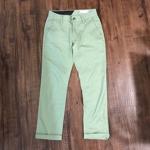 Men's Volcom True To This Olive Pants Size L32W29